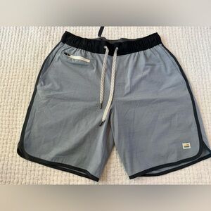 Vuori like new men’s small grey and black shorts.